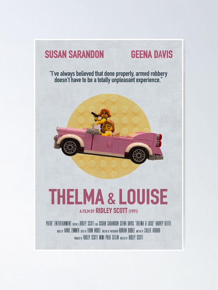 Thelma and Louise by Ridley Scott 1991 Alternative classic cult movie poster  art Poster for Sale by cinemadnesshirt