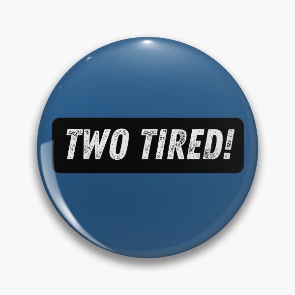 Item preview, Two Tired - Cool Motorcycle Or Funny Helmet Stickers And Bikers Gifts Sticker designed and sold by LostTraveller.