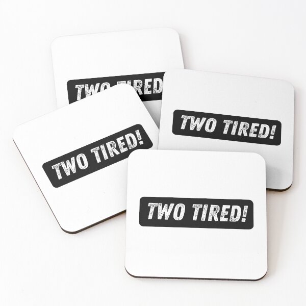Item preview, Two Tired - Cool Motorcycle Or Funny Helmet Stickers And Bikers Gifts Sticker designed and sold by LostTraveller.