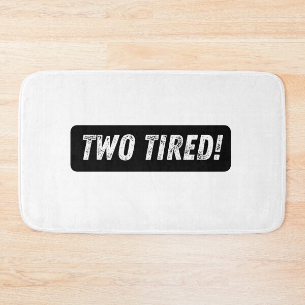 Item preview, Two Tired - Cool Motorcycle Or Funny Helmet Stickers And Bikers Gifts Sticker designed and sold by LostTraveller.