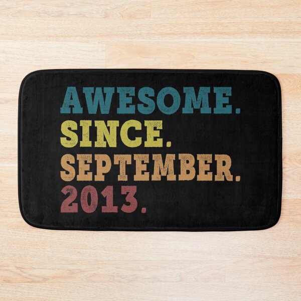 Item preview, Awesome Since September 2013 Retro Vintage 8th Birthday Gift designed and sold by designbychow.