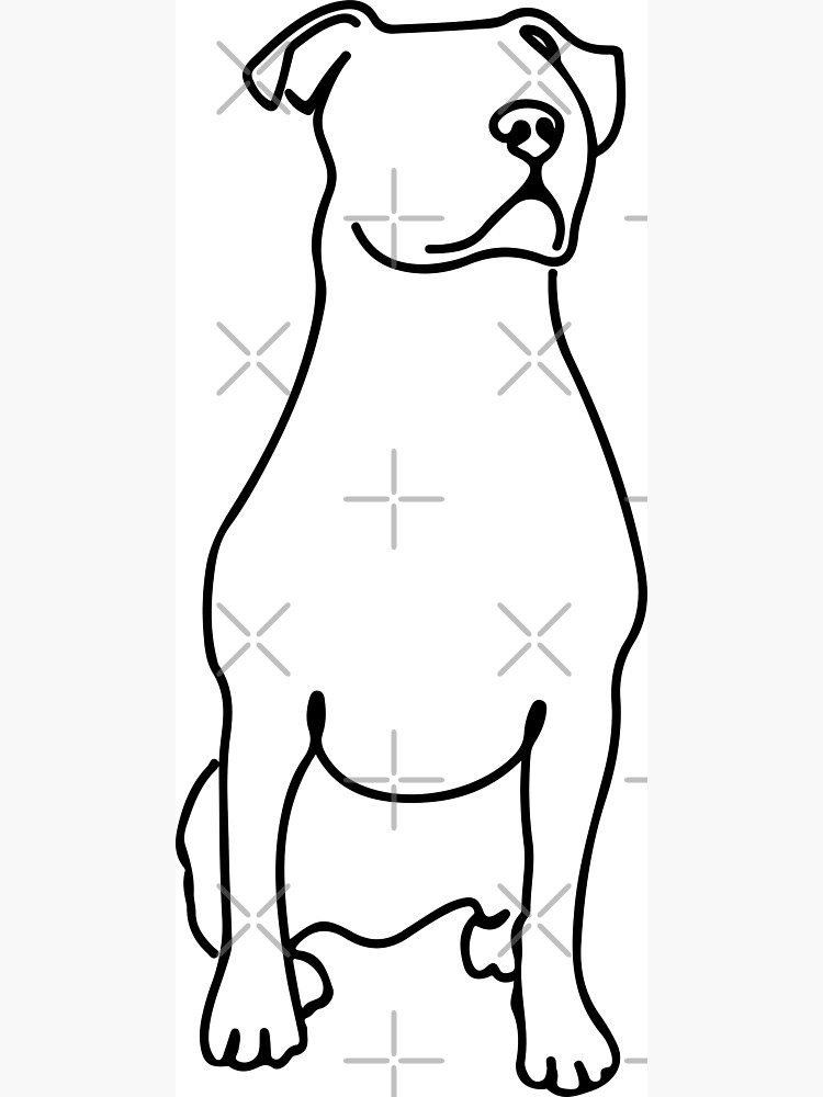 Vector sketch drawing pitbull barking pit bull... - Stock Illustration  [83878434] - PIXTA