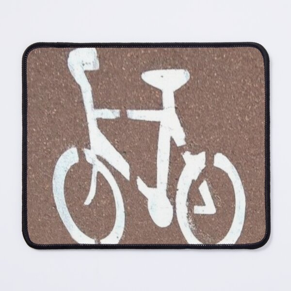 Item preview, On yer bike! Just perhaps not this one. Bike path bike sign. designed and sold by JellyBeenzz.