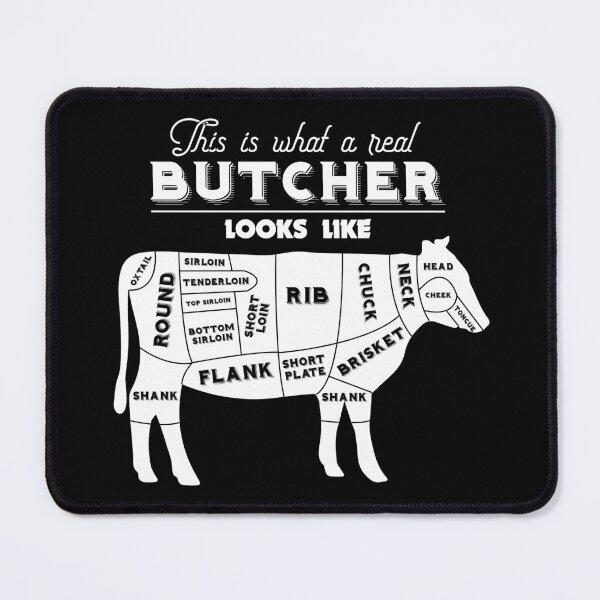 Item preview, This is What a Real Butcher Looks Like Funny Quote designed and sold by HotHibiscus.