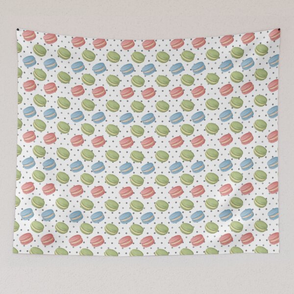 Item preview, Macarons and polka dot pattern designed and sold by FunnyChameleon.