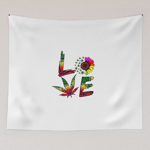 Item preview, Love Sunflower And Weed Cannabis Marijuana designed and sold by Jasonstoreasd.