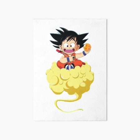 Kid goku on nimbus