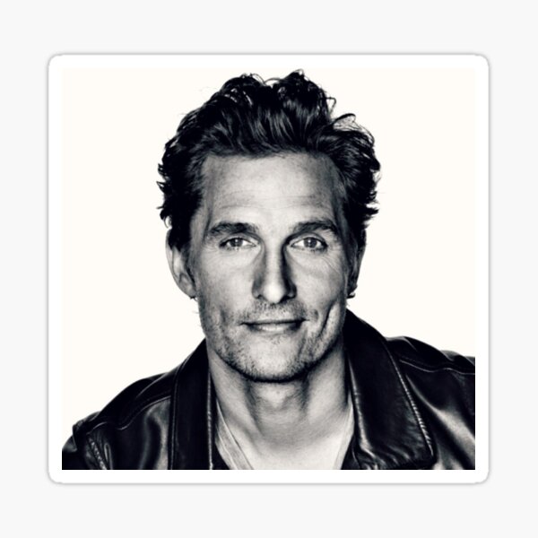 Matthew McConaughey Love Celebrity Actor Novelty Fun Tag Bag 2 Sided Keyring 