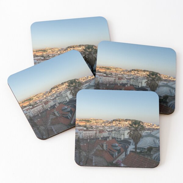 Item preview, Slow Dusk over Lisbon Portugal designed and sold by Georgia Mizuleva.