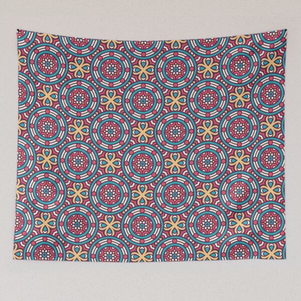 Item preview, Cultural Sindhi Design | Floral Sindhi Print | Colorful Digital Art designed and sold by WIO Whatever Is ON.