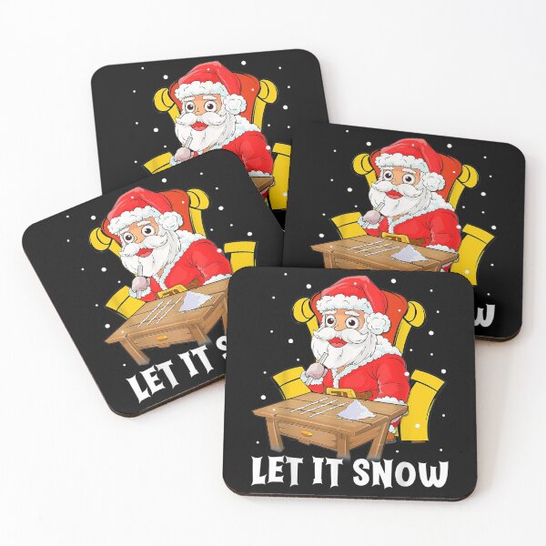 Item preview, Santa Claus Let It Snow Snorting Cocaine Christmas designed and sold by mariongmaq.