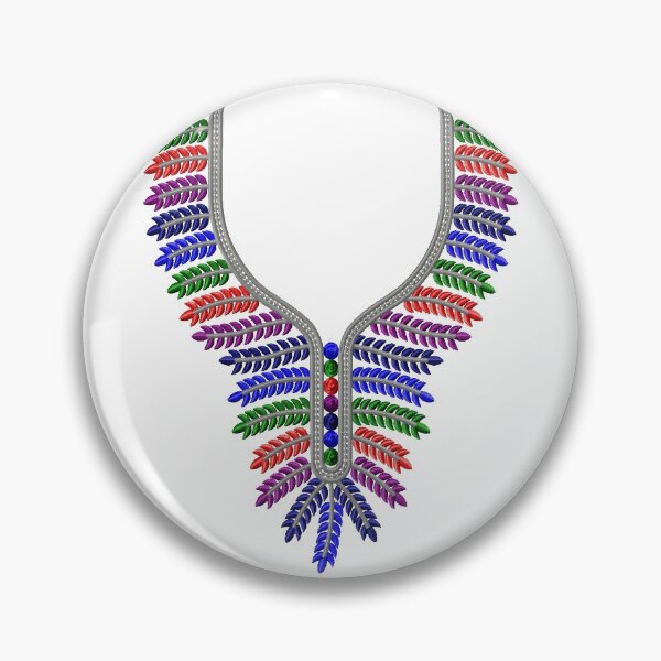 Item preview, African trim pattern with leaves designed and sold by Cinily.