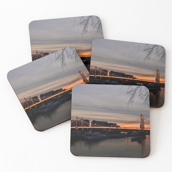 Item preview, Albert Bridge River Thames Sunset London England designed and sold by AndyEvansPhotos.