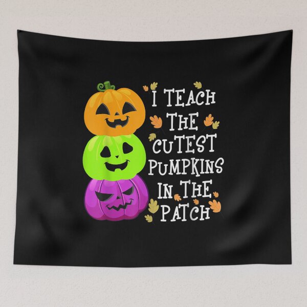 Item preview, I Teach The Cutest Pumpkins In The Patch Teacher Pumpkin designed and sold by Jonathanhagerst.