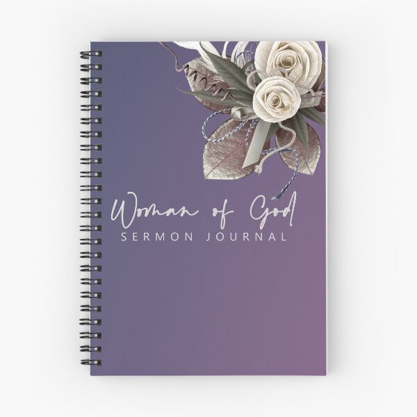 Item preview, Woman of God Sermon Journal: Prayer Journal for Christian Women, Jesus Lovers Christian Faith designed and sold by Merchking1.