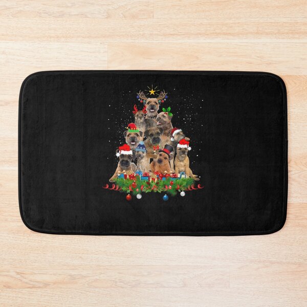 Item preview, Border Terrier Dog Christmas Pajamas Tree designed and sold by phanhuyen.