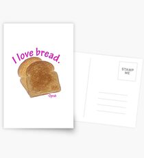 I love bread Postcards