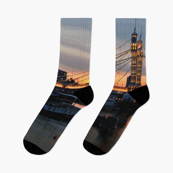 Item preview, Albert Bridge River Thames Sunset London England designed and sold by AndyEvansPhotos.