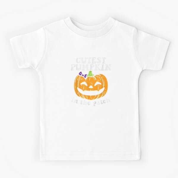 Cutest Pumpkin In The Patch Toddler T-Shirt Tee Halloween Cute Adorbs 