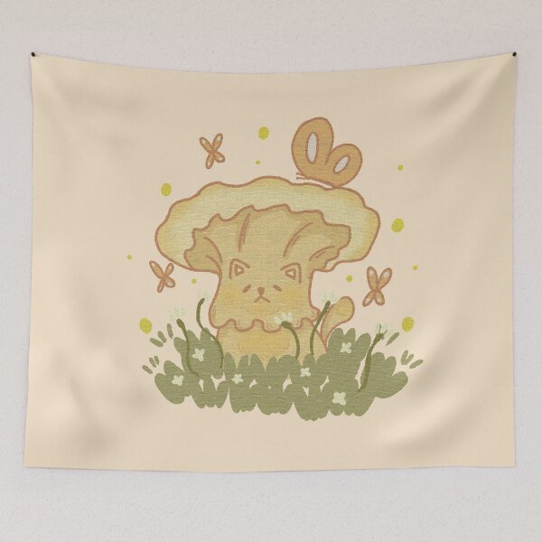 Item preview, Cute mushroom cat in the fairy forest  designed and sold by Sweets-trolley.
