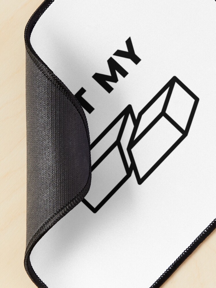 Alternate view of Not My Fault (Inverted) Mouse Pad