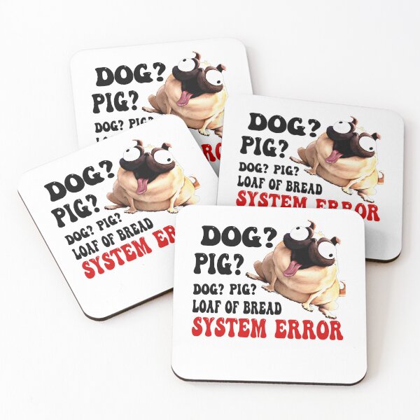 Item preview, Gifts Women Dog Pig System Error Themitchells Fans  The Machines Graphic For Fans designed and sold by JaydonBednar.