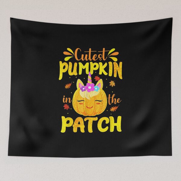 Item preview, Cutest Pumpkin In The Patch Pumpkin Unicorn Girls Kids designed and sold by Jonathanhagerst.