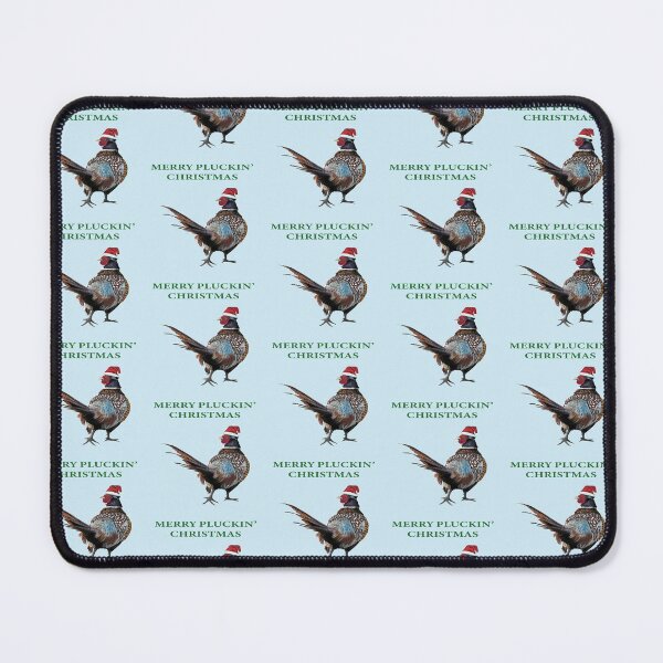 Item preview, Merry plucking Christmas Pheasant - Festive pheasants - game bird-  Christmas Pheasant art - Christmas bird designed and sold by IslesArt.