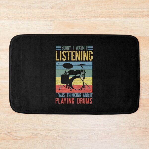 Item preview, Sorry I Wasnt Listening I Was Thinking About Playing Drums Funny Christian Drummer Dad Kit Essentials designed and sold by Rock Paper T-Shirts.