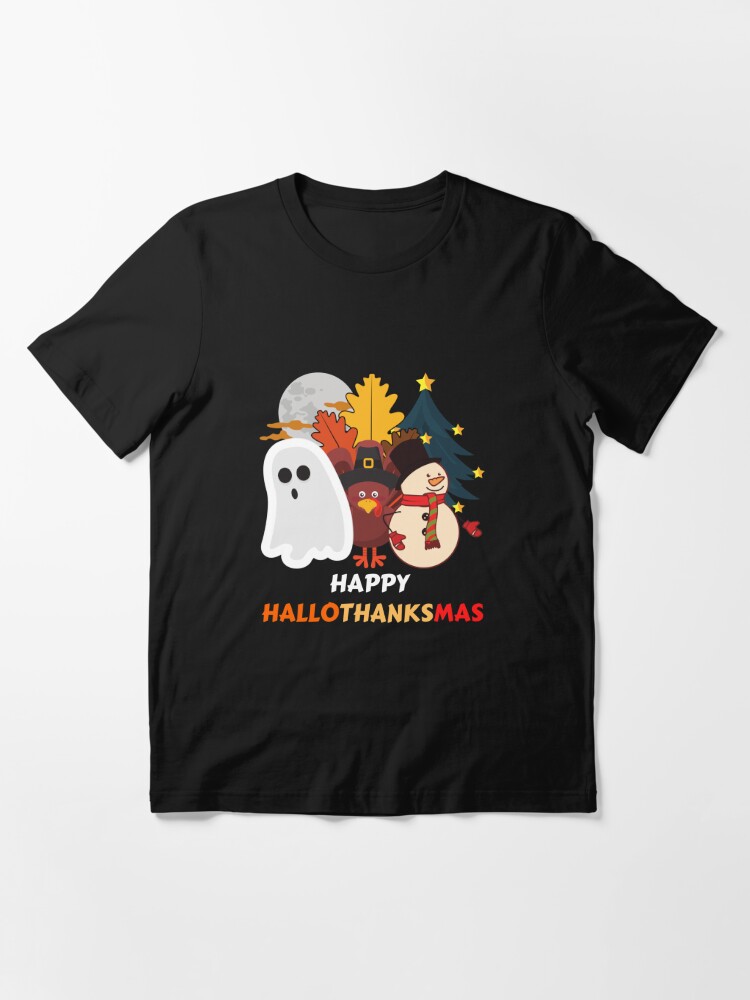 Discover Happy HalloThanksMas Essential T-Shirt
