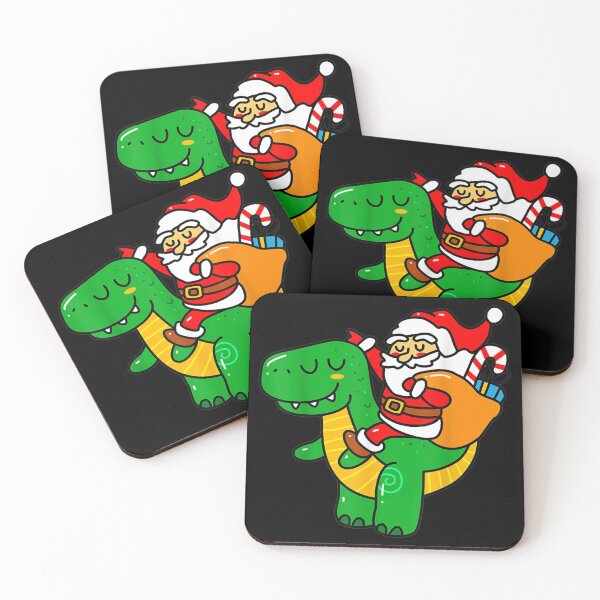 Item preview, Christmas Dinosaur Santa Riding T Rex Xmas Kids designed and sold by bauchbryan.