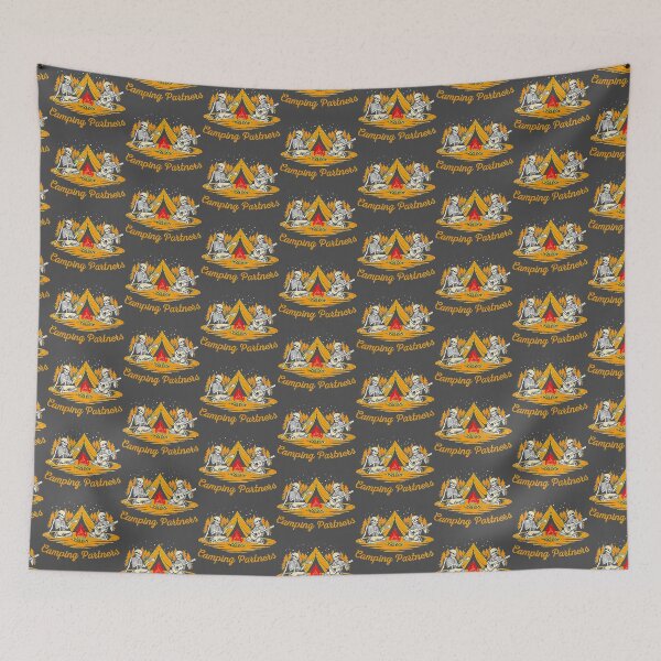 Item preview, Camping Partners Skull Halloween Day designed and sold by NutaBaco.