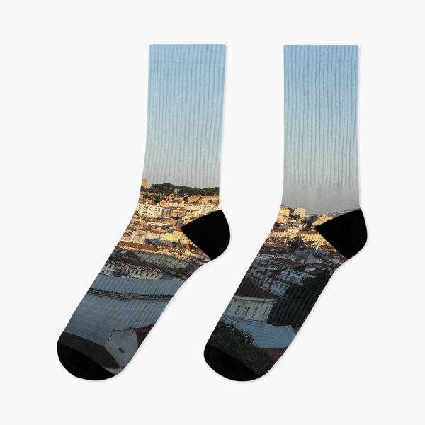 Item preview, Hot and Cold Lisbon Skyline designed and sold by Georgia Mizuleva.