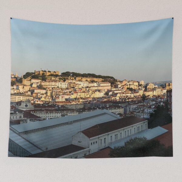 Item preview, Hot and Cold Lisbon Skyline designed and sold by Georgia Mizuleva.