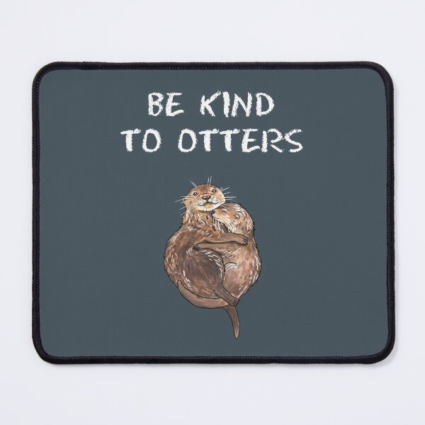 Otters - Animal series Mouse Pad