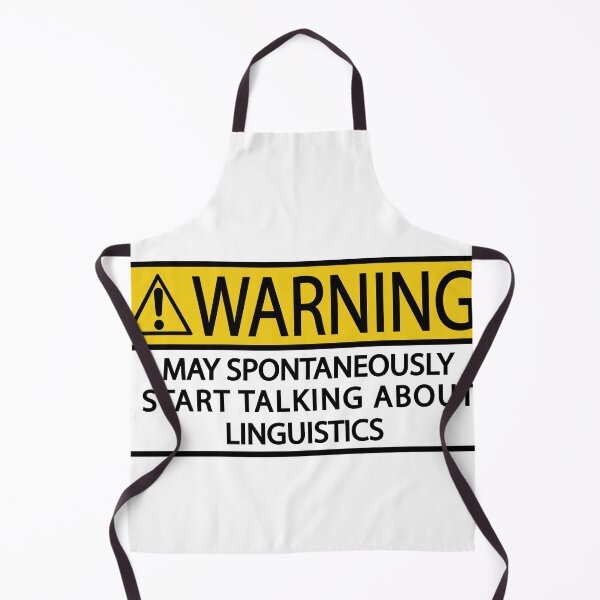 Item preview, Warning may spontaneously start talking about linguistics designed and sold by abdelhay31.