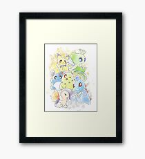 PKMN Johto Framed Print