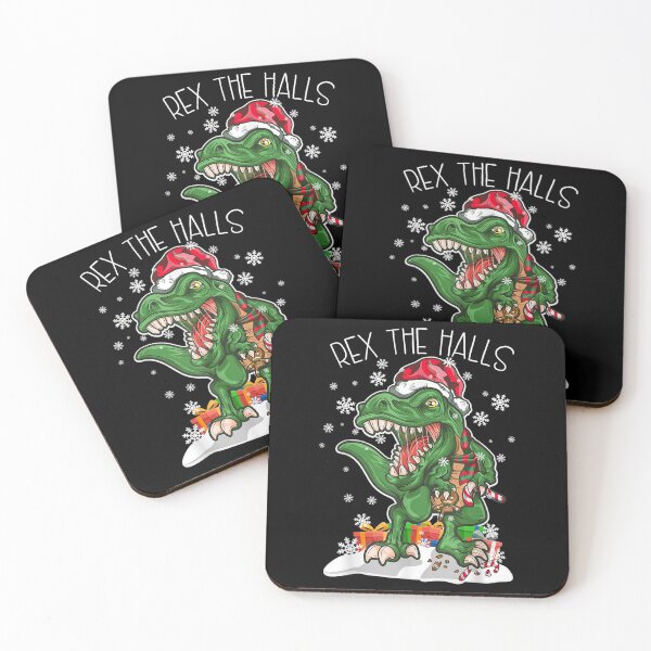 Item preview, Rex The Halls Christmas T-Rex XMAS Dinosaur Gift designed and sold by bauchbryan.