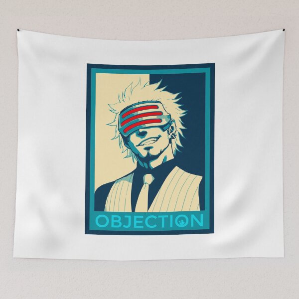 Item preview, Objection blue poster designed and sold by TeerStella.