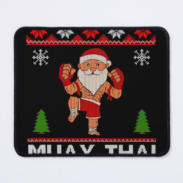 Item preview, Santa Claus Muay Thai Training Christmas Ugly designed and sold by mariongmaq.