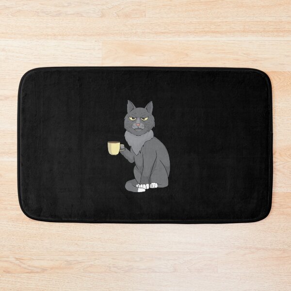 Artikelvorschau, What Day Is Today Who Care I'm Retired Kaffe Katze entworfen und verkauft von MagicFireGhost.