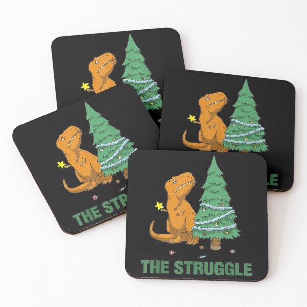 Item preview, T-Rex funny Christmas or Xmas product the struggle designed and sold by bauchbryan.