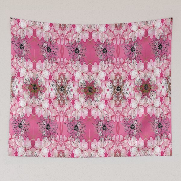 Item preview, Botanical Feminine Floral Pattern,4,Graphic Psychedelic Abstract Art, Inspired by Nature-floral abstract art, Graphic Psychedelic Abstract Art, Inspired by Nature-floral abstract art designed and sold by Adri Barnard.