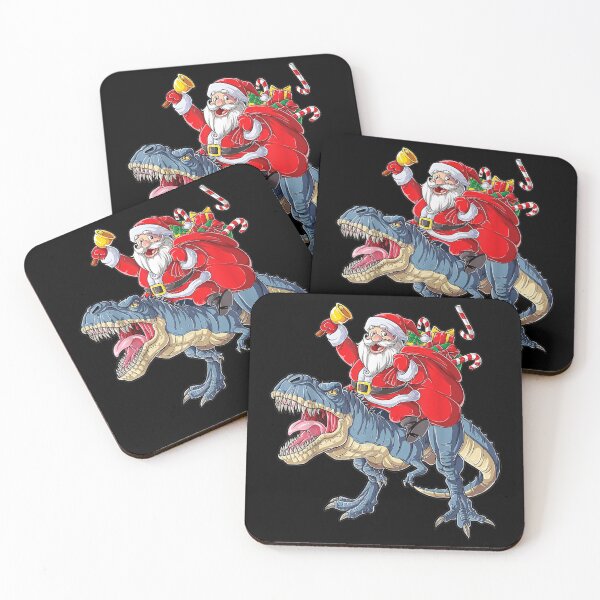 Item preview, Santa Riding Dinosaur T rex Christmas Gifts Boys designed and sold by bauchbryan.