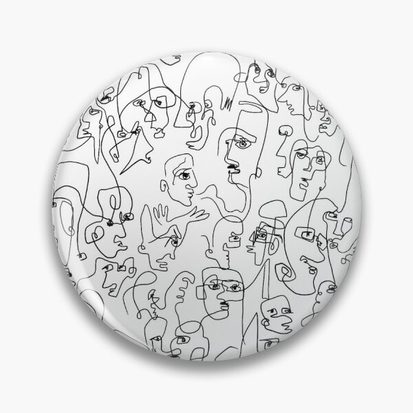 Item preview, Abstract Face Doodle designed and sold by jvartlife.