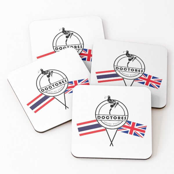 Item preview, Doctores - Muay Thai - UK & Thailand Flags designed and sold by BLICK-DESIGNS.