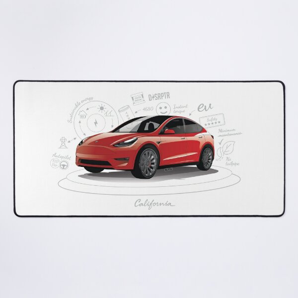 Tesla Mouse Pads & Desk Mats for Sale