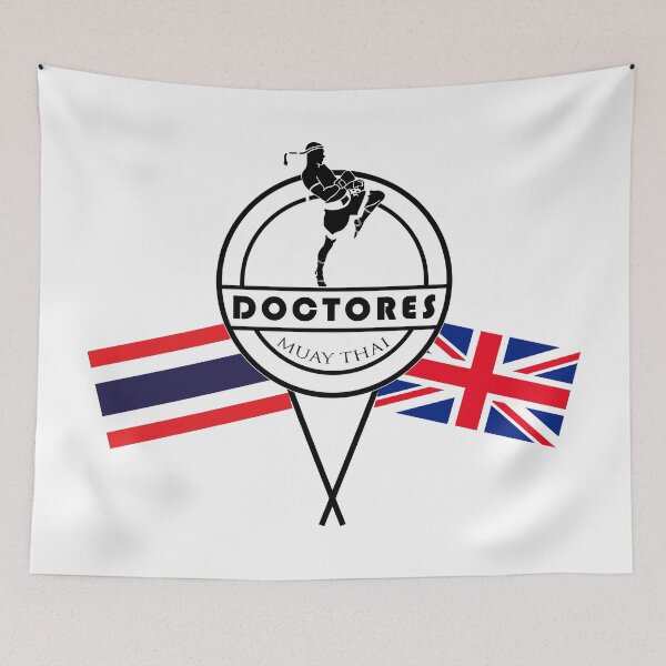 Item preview, Doctores - Muay Thai - UK & Thailand Flags designed and sold by BLICK-DESIGNS.