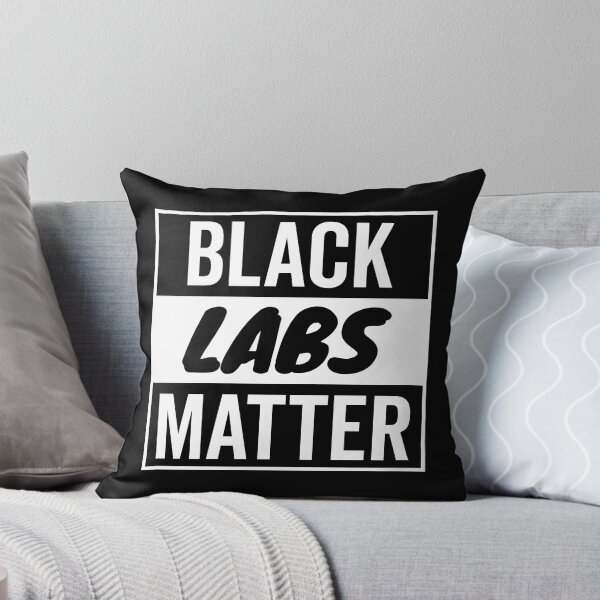 Item preview, Funny (Solid Color) Black Labs Matter designed and sold by More Cute Dogs.