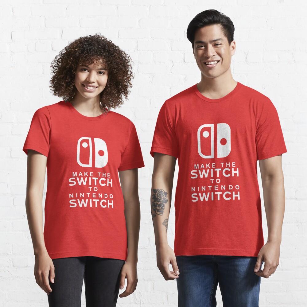 red nintendo switch shirt